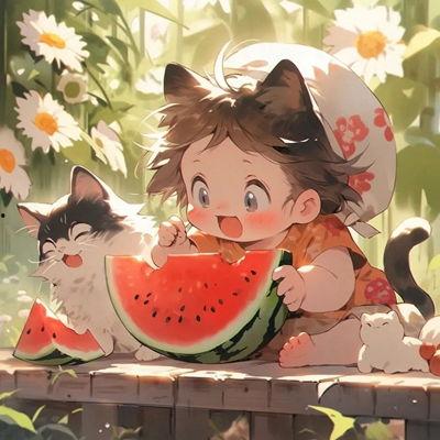 网红吃瓜漫画图片高清头像,揭秘网络红人的趣味瞬间